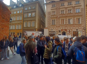 Wycieczka klas 8a i 8c do Warszawy
