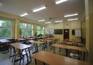 Zdjęcie pracowni matematycznej.