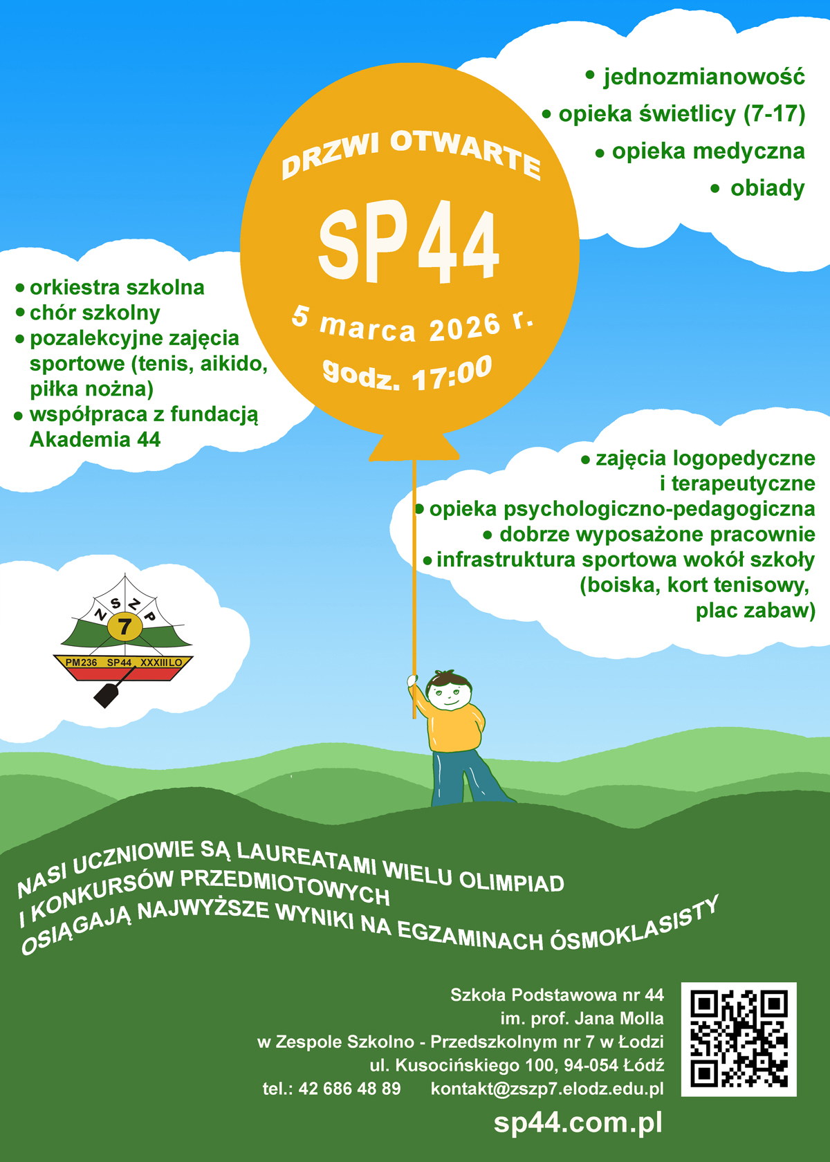 Plakat "Drzwi otwarte"