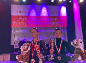 Mistrzyni Polski w tańcach latynoamerykańskich dzieci